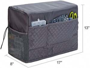 Free Sample Custom Foldable Polyester Protective Dust <b>Cover</b> <b>Sewing</b> <b>Machine</b> <b>Cover</b> with Pockets - Product Image 5