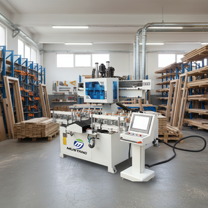 Machine à mortaiser le bois CNC automatique MSK1500 Mustang 1500 mm, haute productivité pour le perçage de trous dans les cadres de portes - Product Image 1