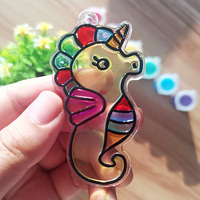 Nouveaux produits entièrement personnalisés, jouets éducatifs de dessin DIY, art instantané 3D, art adhésif pour verre, décoration de fenêtre, peinture