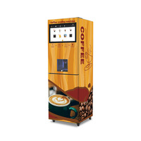 Machine à café et à thé au lait instantanée intelligente commerciale, libre-service, température double froide/chaude, mélange de diverses saveurs, approvisionnement en usine