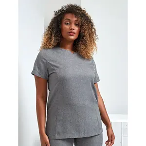 Tunique en lin violet, merchandising personnalisé - Product Image 1