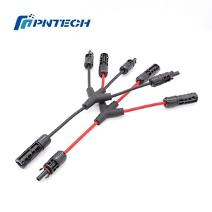 Conector Solar IEC Certificación PV005-3T1 Macho/Hembra PC 1500V DC Impermeable a Prueba de Polvo 4P Cable de Sistema de Panel Solar de Núcleo Único - Product Image 3