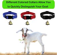 OEM pascolo in rame e collare regolabile in Nylon Set per piccoli animali da fattoria mucca per animali da compagnia accessori per caprina campana