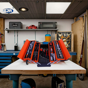 Nhà Máy 85 mảnh sửa chữa ô tô Kit sắt hộp hộ gia đình công cụ Hộp 1 năm có thể gập lại ba lớp phần cứng Kìm ổ cắm Bộ - Product Image 4