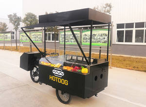 Tricycles électriques mobiles homologués CE pour la vente de hot-dogs en Europe, chariots de vente ambulante à 3 roues - Product Image 2