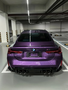 <b>Vinyl</b> <b>Wrap</b> Roll Purple PET High Gloss 1.52x15m Self Healing Full Body Automotive Car <b>Wrap</b> Film Car Color Changing Film Stickers - Product Image 5