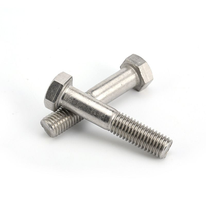 Perno y Tuerca para Astillero <span class=keywords><strong>M</strong></span> 10 x 1.5 x 35 <span class=keywords><strong>mm</strong></span> MONEL 400 (ASTM B127) AISI 316L PARA <span class=keywords><strong>M</strong></span>ÁQUINA CABEZA HEXAGONAL PERNO - Product Image 1