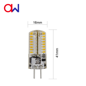G4 LED <b>Bulb</b> AC/DC 12V 3W 63LED SMD2835 Bi Pin Dimmable No Flicker Halogen Replacement Silicone indoor Chandelier CE RoHS - Product Image 5