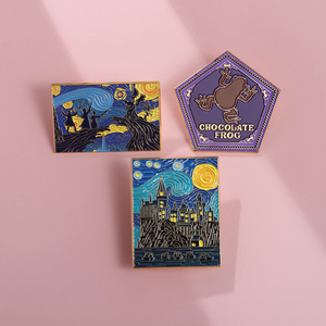 Flash Sale Artwork Series Designer Brooches Enamel Lapel Pin Brooch for Event Gift Bag Decoration
