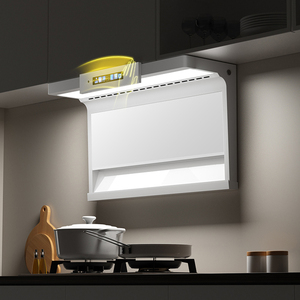 Campana Extractora Inteligente para Cocina, Diseño en Forma de 7, Gran Succión, Campana Extractora Superior para Cocina - Product Image 3