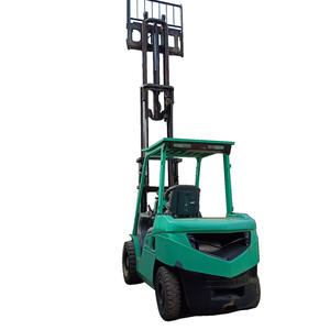 Montacargas Diésel Mitsubishi FD30 Usado de Calidad con Desplazador Lateral Hidráulico y Neumáticos Sólidos, Precio Económico, Entrega Rápida, Envío Global - Product Image 1