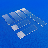 GLS-K Lab Grade Clear Quartz Glass Slides Disposable Microscope Glass Slide High Quality Precision Cover Glass Slips Glassware