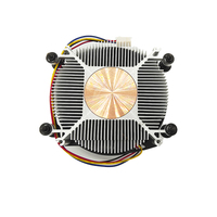 COOLSERVER CS-AM4-2TM1 Radiateur de boîtier d'ordinateur, refroidisseur d'air, ventilateur de refroidissement du processeur, contrôle de la température du serveur, cuivre pur pour AM4