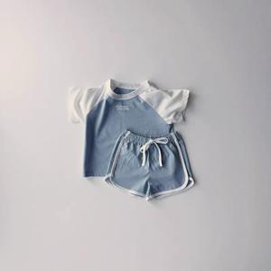 OEM ODM Summer <strong>Kids</strong> <strong>Clothes</strong> Set Children's T-Shirts and Shorts 2Pc Clothing Suit Baby Girls <strong>Clothes</strong> - Product Image 6