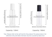 SENZESY Flacon Pompe Vide de Voyage 100ml 150ml 200ml Écologique en PET Cylindrique pour Shampoing, Mousse et Sérums de Soin