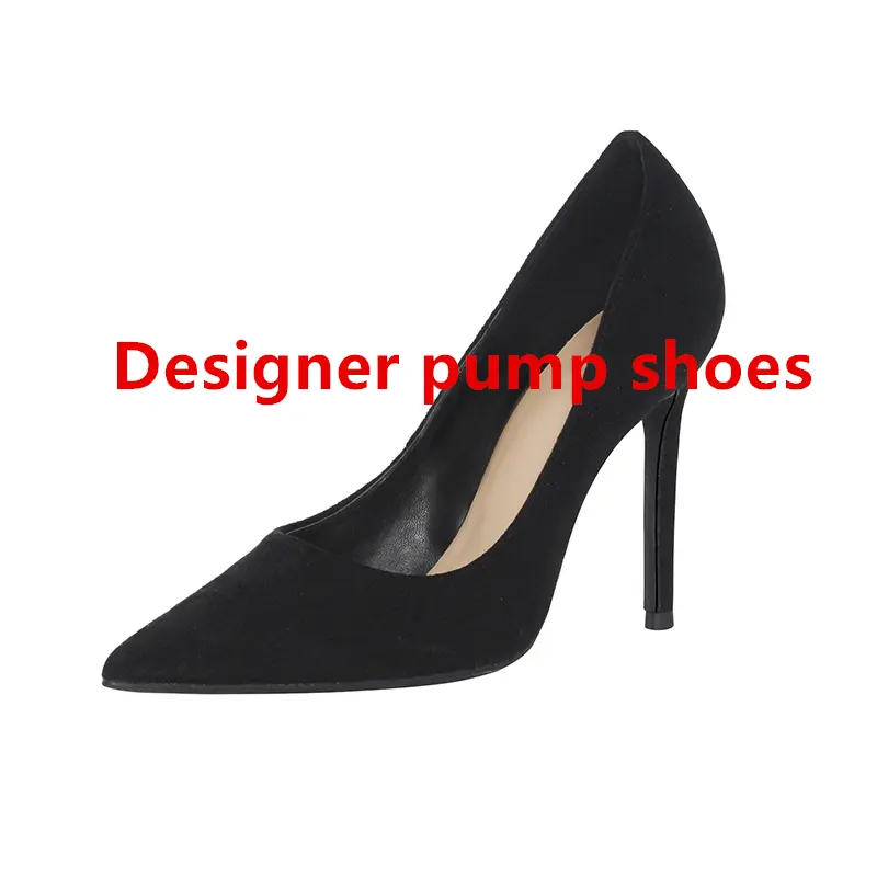 2021 new design high heel women's pump round toe platform metallic rivet high heel pumps shoes women