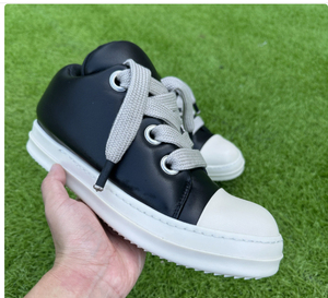 RO PANGDING Bread Shoes FW Main Line Chaussures basses décontractées en peau de mouton à semelle épaisse, à lacets robustes, tendance et polyvalentes, avec lacets épais, pour couple - Product Image 3