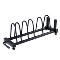 Équipement de fitness pour salle de sport, support de rangement horizontal pour plaques de poids, support mobile pour plaques de barre de musculation