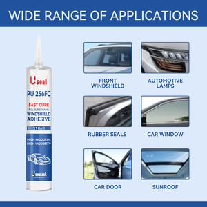 Apprêt inodore moins Auto verre mastic adhésif vente en gros Kit de réparation de pare-brise viscosité moyenne 256 Sika PU mastic <span class=keywords><strong>Shangai</strong></span> - Product Image 5