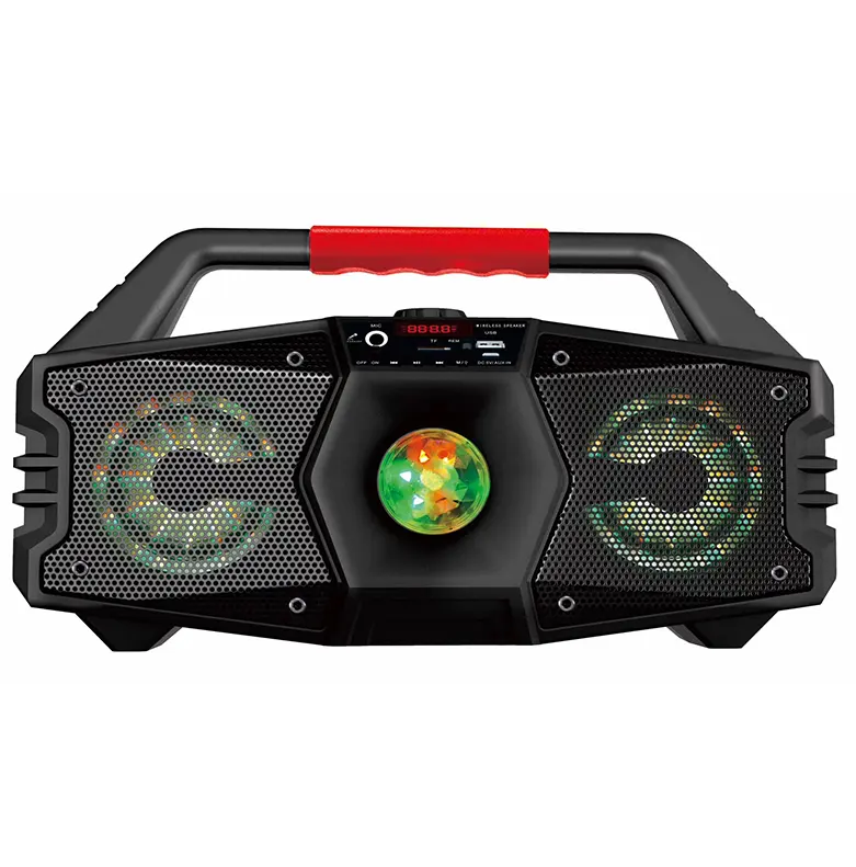 RADIO LED-Leuchten Tragbare Party box DJ-Karaoke-Lautsprecher Wireless Party-Lautsprecher