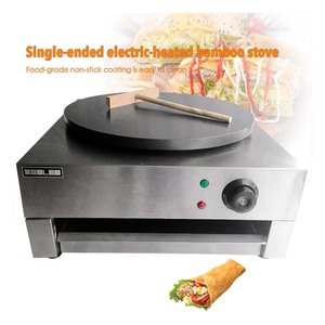 Xeoleo thương mại điện Pancake Máy cori Máy tấm nóng công nghiệp sắt tấm máy thực phẩm Xe tải Crepe Maker - Product Image 5