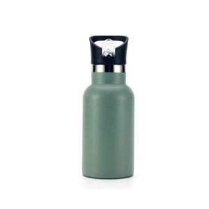 Bouteille d'eau isotherme SilverJet 350ml 500ml 600ml 750ml 1000ml en acier inoxydable sans BPA avec couvercle à paille pour extérieur et bureau - Product Image 6