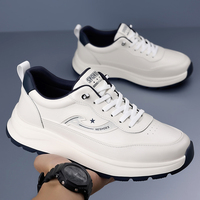 Chaussures de sport pour hommes, mode, haute qualité, blanc et noir, en cuir ultra-fibre, baskets OEM/ODM personnalisées, confort optimal, baskets décontractées