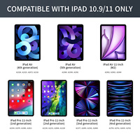 Casing Keyboard Tahan Banting dan Tahan Guncangan dengan Pegangan dan Penyangga Putar untuk iPad Generasi ke-9 10.2 2021 Pesanan Grosir Sekolah