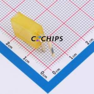 HC-5557-2*1AW-Y-GP-05 Wire-to-Board Pin Header Bent Lead Through Hole,P=4.2mm 2x1P 4.2mm Right Angle Insert Mini-Fit (MX 4.2) - Product Image 2