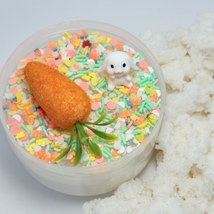 CHENXI Fluffy Custom Color Crystal Mud Silk Slime Rabbit Series Educational Set for Children Ages 14+ - Product Image 2
