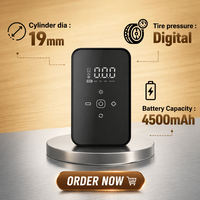 Smart Digital Portable Car Inflatable Device Auto Shut Off Preset Pressure Fast Inflation LED Tire Inflatable