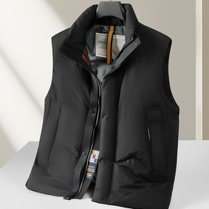 Gilet Formale da Uomo Trendy Autunno Inverno 2025 in Cashmere e Piumino d'Anatra 90% Caldo con Scollo a V Senza Maniche - Product Image 3