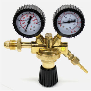Regulador de Cilindro de Gas para Soldadura de Argón y CO2, Manómetro de Nitrógeno para Aplicaciones Industriales con GLP, Helio, Propano y Acetileno - Product Image 3