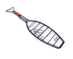 Panier à griller antiadhésif pour poisson Panier à griller pour barbecue en acier inoxydable - Product Image 1