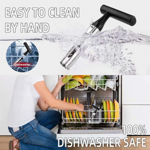 Alat Pengupas Inti Apel Spiral Hitam dari Baja Anti Karat untuk Perlengkapan Dapur - Product Image 6