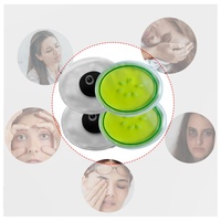 Patch de gel pour les yeux réutilisable thérapie de beauté par le froid chaud pack de glace concombre impression massage gel rafraîchissant coussinets pour les yeux