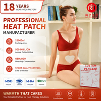 1 pièce/sac Patch chauffant abdominal pour femme, autocollant chauffant auto-chauffant pour soulager les crampes féminines