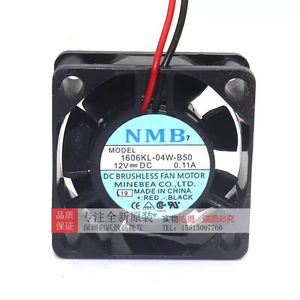 NMB 12V DC พัดลมระบายความร้อนแบบไม่มีแปรงถ่าน 1606KL-04W-B50 4015 สำหรับเคสคอมพิวเตอร์ - Product Image 1