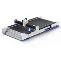 Mesin Pemotong Logam CNC Fiber Laser Penjualan Panas Berpendingin Air Produktivitas Tinggi Mendukung AI PLT Pemotongan Plat Lembaran Baja Karbon