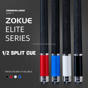 Taco de Billar de Fibra de Carbono Zokue de Alta Calidad con Culata de Arce y Pin Radial de 12.5mm para Snooker y Billar - Product Image 1