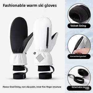 Guanti da sci all'aperto con Snowboard personalizzati alla moda guanti da moto Touch Screen guanti impermeabili da sci innevato da uomo - Product Image 3