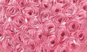 Double Queen King Baumwolle Tages decke Bettlaken Kissen bezüge Rose Luxus Rot/Rosa Spitze Romantische Hochzeit Bettwäsche-Set - Product Image 4