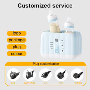 Calentador de Biberones Doble 4 en 1, Vaporizador, Esterilizador, Descongelador de Alimentos con Pantalla LED - Product Image 2