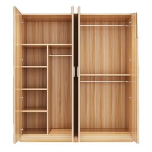 ตู้เสื้อผ้าสไตล์โมเดิร์นราคาประหยัด ตู้เสื้อผ้าห้องนอนน้ำหนักเบา ตู้เสื้อผ้าแบบพกพา ตู้เสื้อผ้าบานเลื่อนพร้อมประตู - Product Image 2