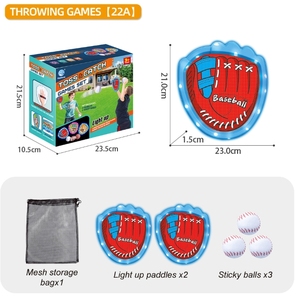 <span class=keywords><strong>Set</strong></span> Permainan Lempar Bola dan Sarung Tangan Baseball Menyala untuk Balita, Mainan Olahraga Luar Ruangan untuk Berkemah, <span class=keywords><strong>Set</strong></span> Menangkap Bola untuk Anak-Anak - Product Image 6