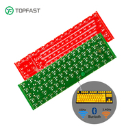 Design Your Own Hotswap Hotswappable Type C Fr4 Wireless DIY 60 Percent RGBW Qmk Via RGB ISO ANSI Gaming Keyboard PCB 60%