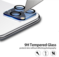 Protecteur d'objectif de caméra pour iPhone, couverture complète 3D 9H, verre trempé, pour iPhone 13 12 11 Pro Max, pour Samsung A52