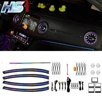 Lampu Ambient Interior Mobil 18 in 1 22 in 1 64 Warna Tombol Speaker Tweeter Putar Kontrol Aplikasi untuk Honda HRV Vezel 2015-2022