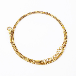 EDELIND 750/18 K Oro Amarillo Cadena Veneciana 0.7 Mm Collar Cadena Para Mujer Hombre, Long. 38 Cm, Peso Ap.2.1 G Con Caja De Regalo De Joyería