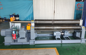 آلة لف ثلاث أسطوانات 4 م/دقيقة فعالة من حيث التكلفة معالجة الفولاذ الكربوني والمعادن الألومنيوم - Product Image 2